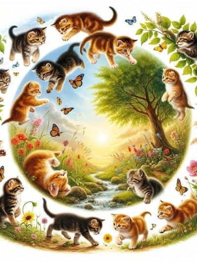 обложка аудиокниги Круговорот котят в природе