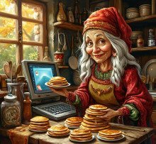 обложка аудиокниги Блины Бабы Яги