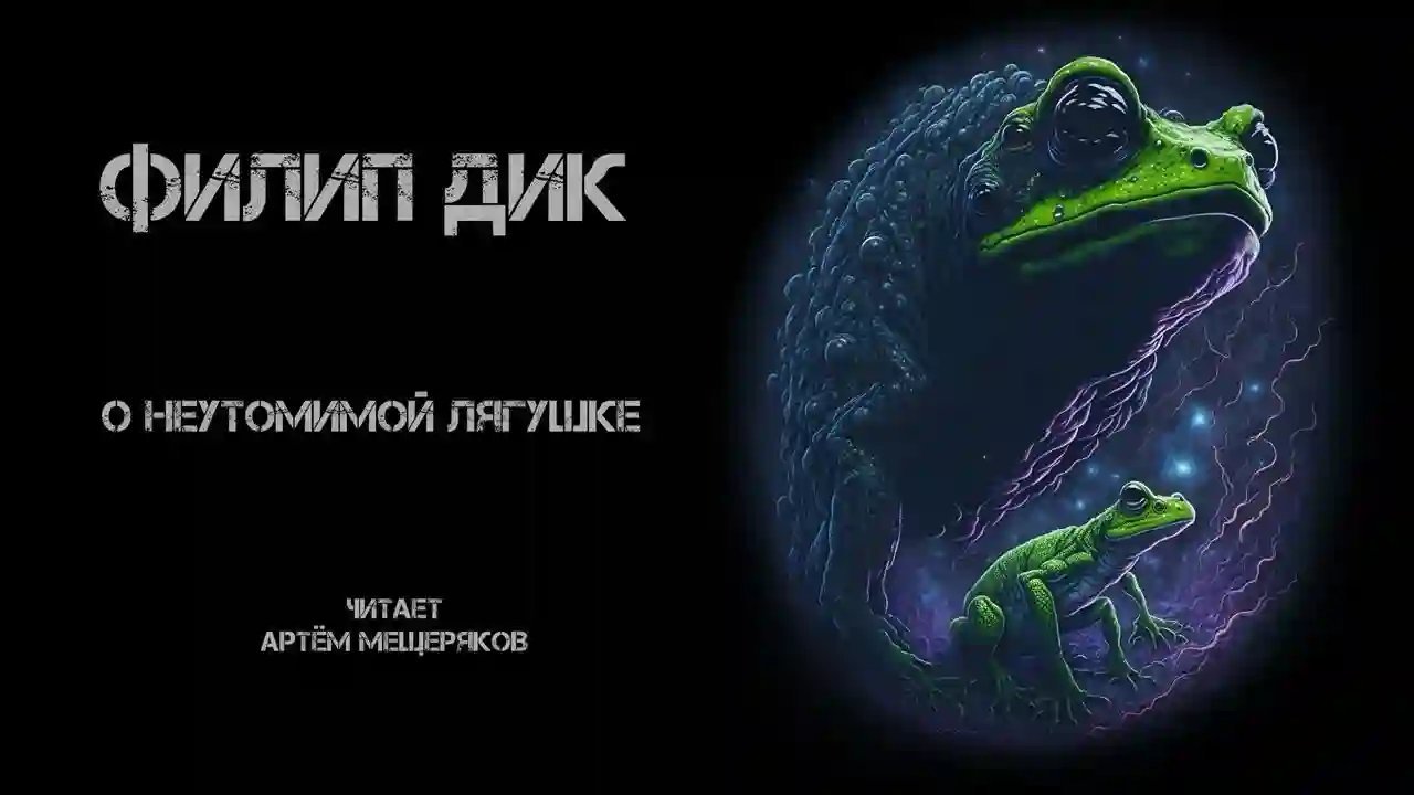 обложка аудиокниги О неутомимой лягушке