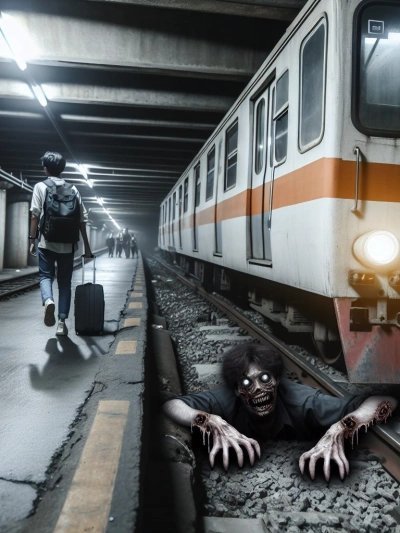 обложка аудиокниги Ужас под платформой