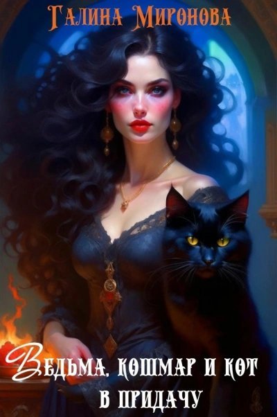 обложка аудиокниги Ведьма, кошмар и кот в придачу