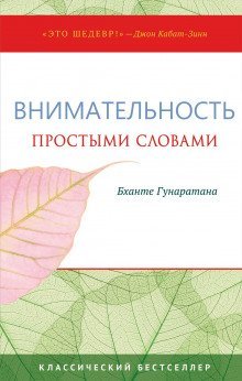 обложка аудиокниги Простыми словами о внимательности. Руководство по медитации випассаны